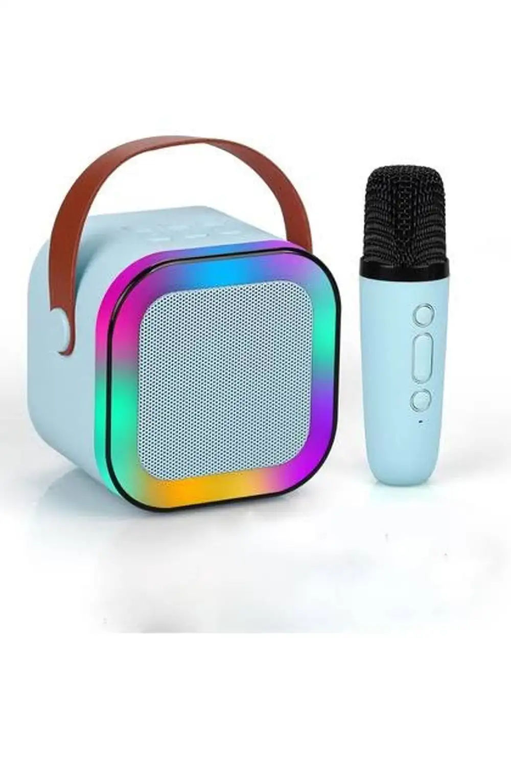 Bluetoothlu Karaoke Seti Tek Mikrofonlu