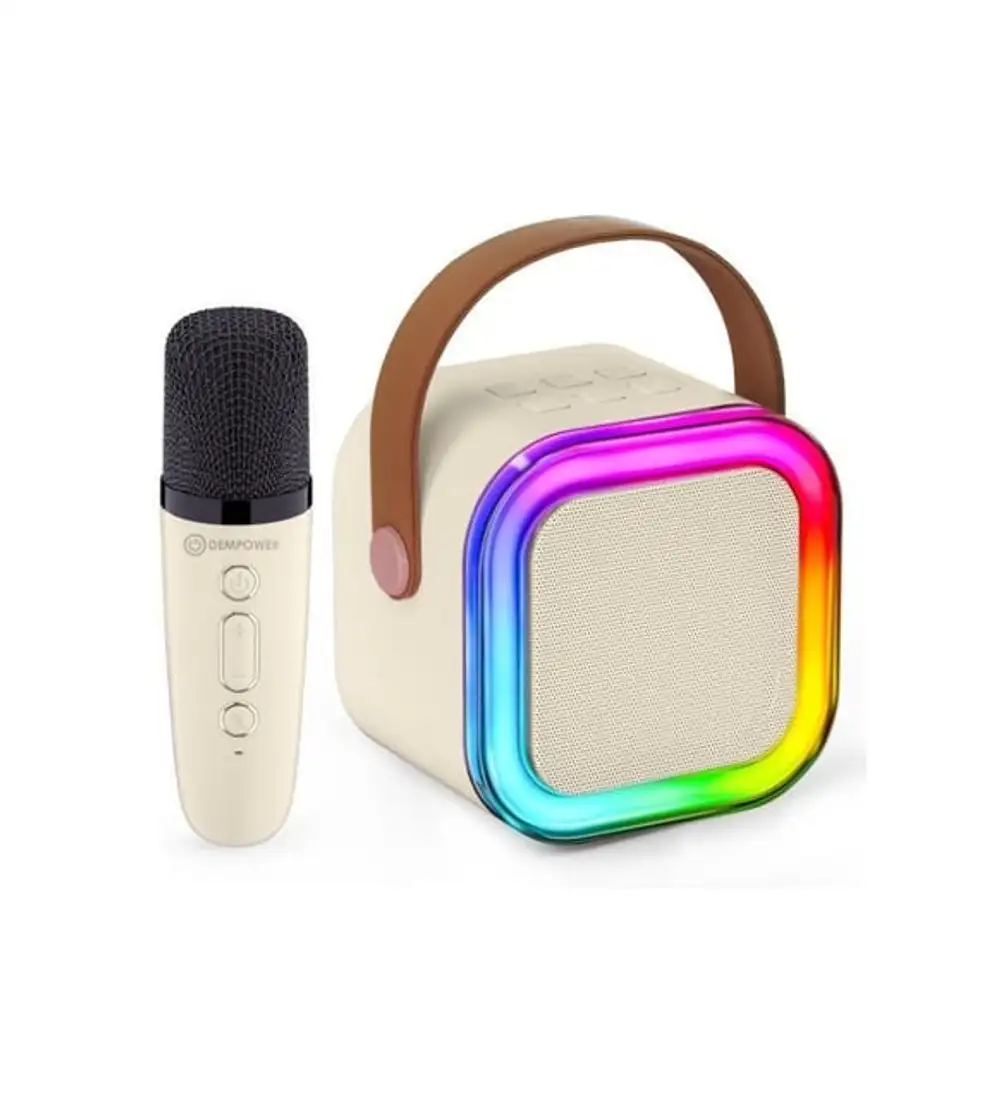 Bluetoothlu Karaoke Seti Tek Mikrofonlu