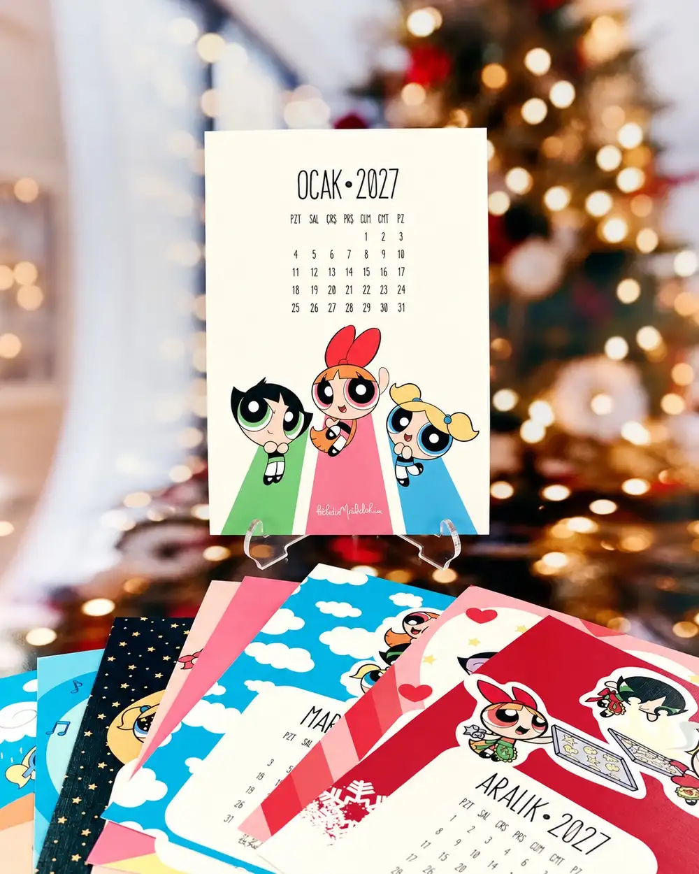 2027 Powerpuff Girls Masa Takvimi
