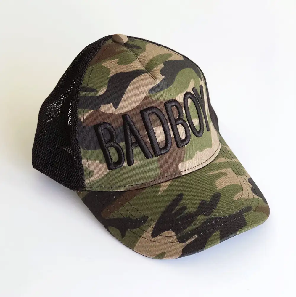 Bad Boy Cap Kamuflaj Şapka