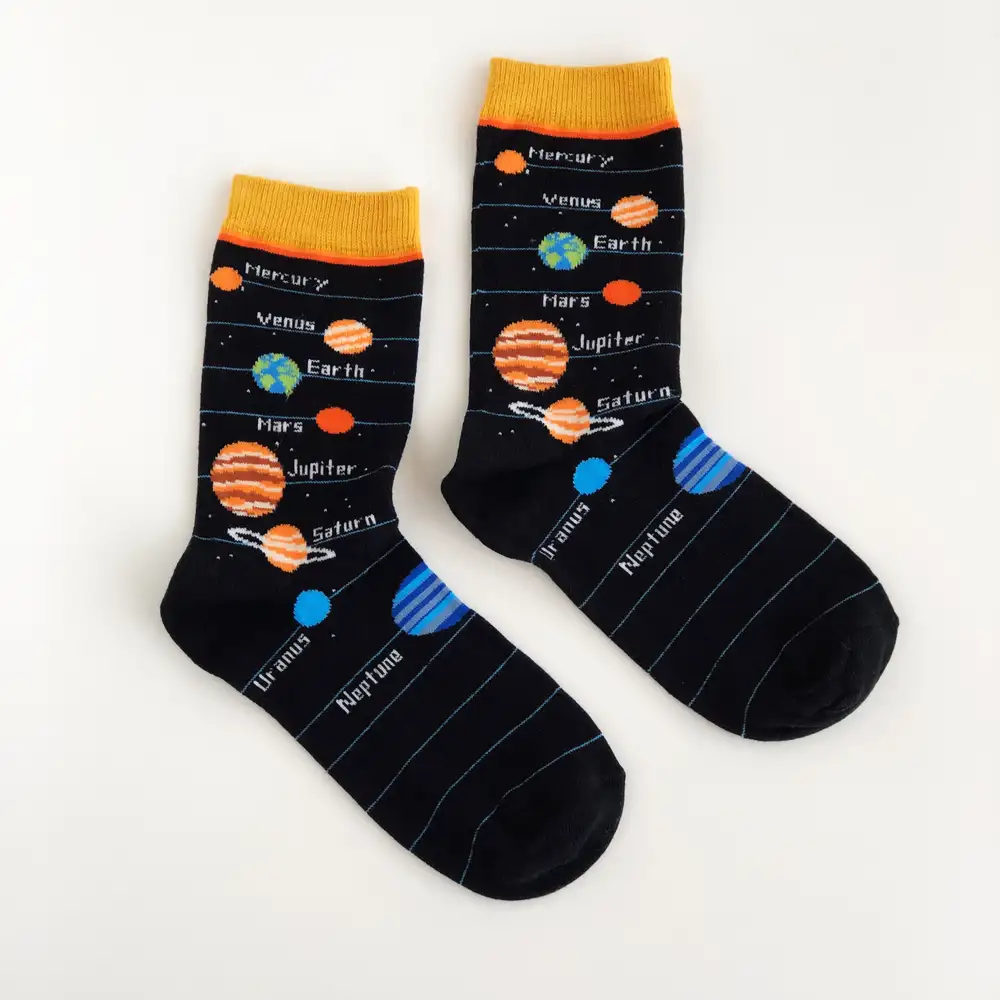 Çorap N008 Galaksi gezegenler çorap