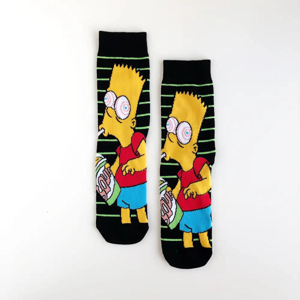 N161 Bart Simpson Soup Çorap