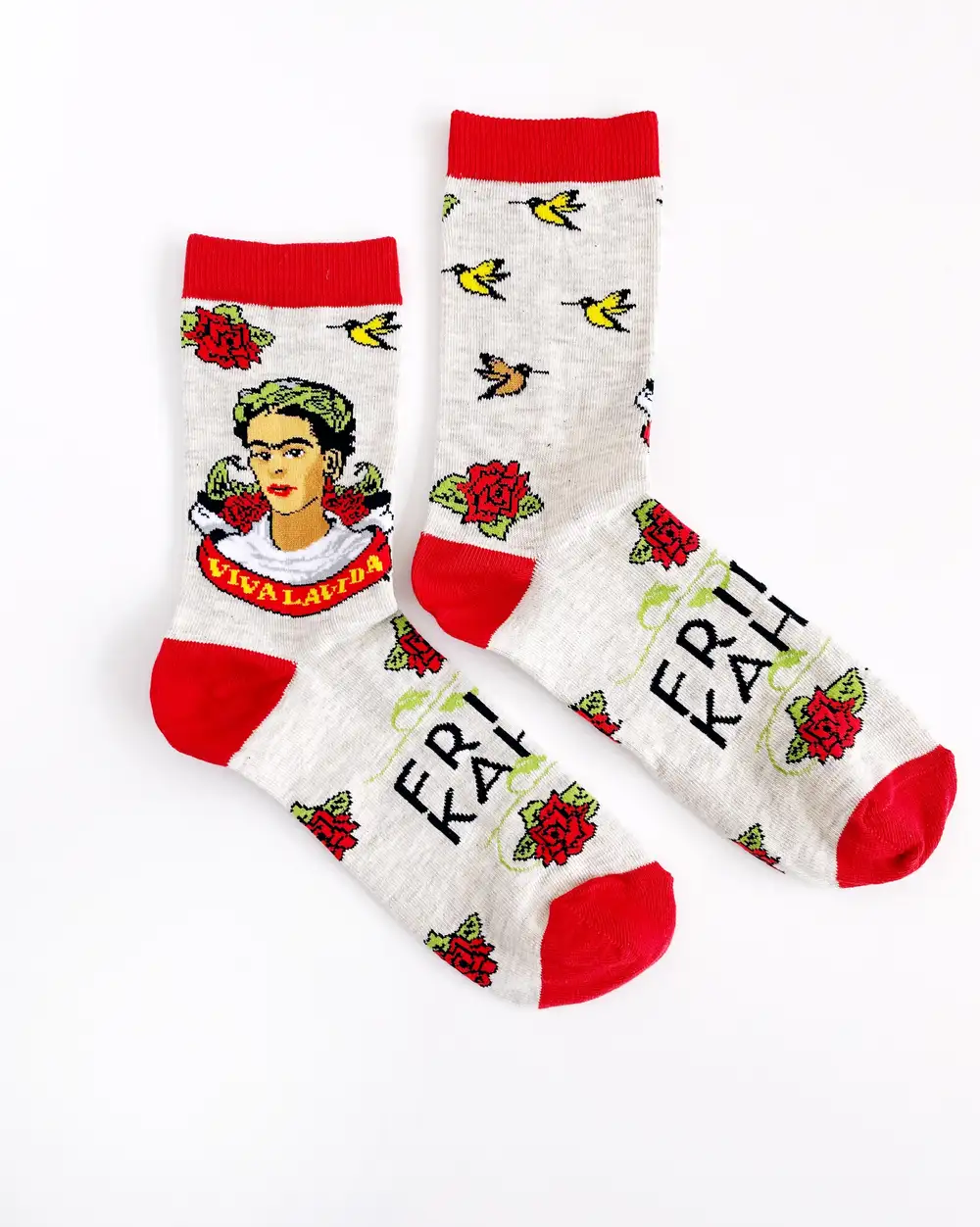Çorap N027 Kırmızı Topuklu Frida Çorap