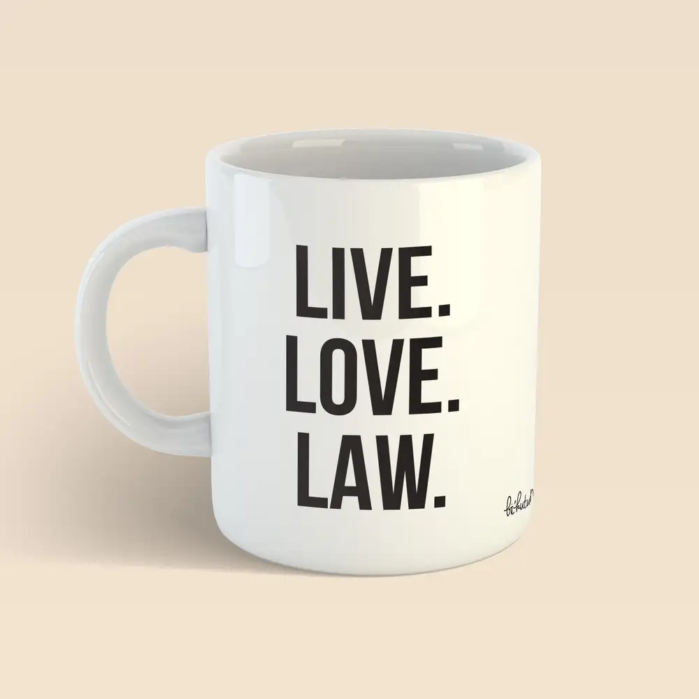 Avukat hediyeleri - live love law avukat kupa