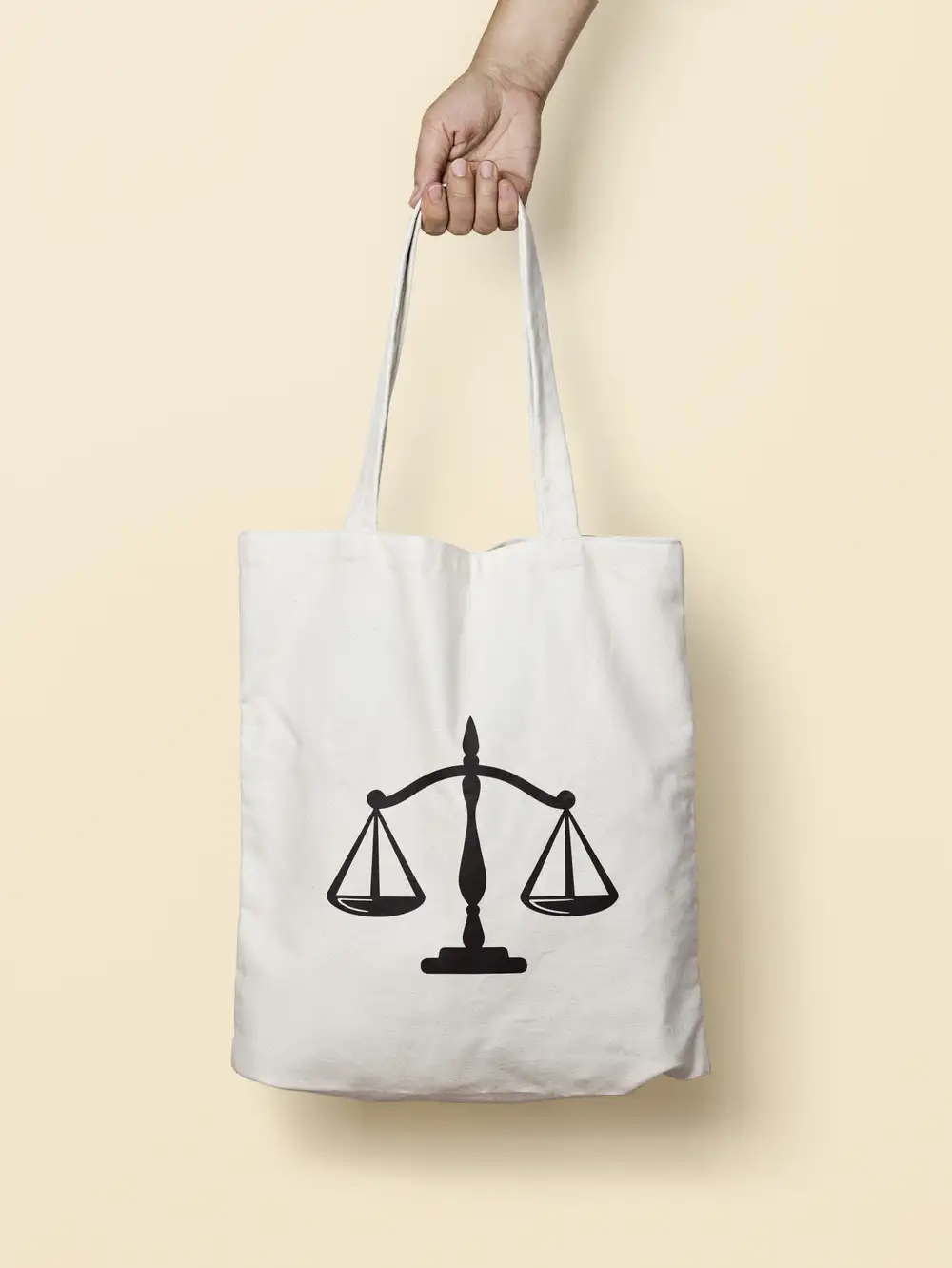 Avukat hediyeleri - adalet terazisi avukat bez çanta