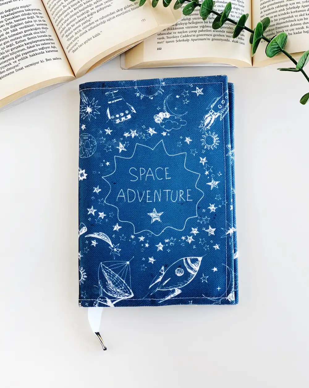Kitap Kılıfı - Space Adventure Kitap Kılıfı
