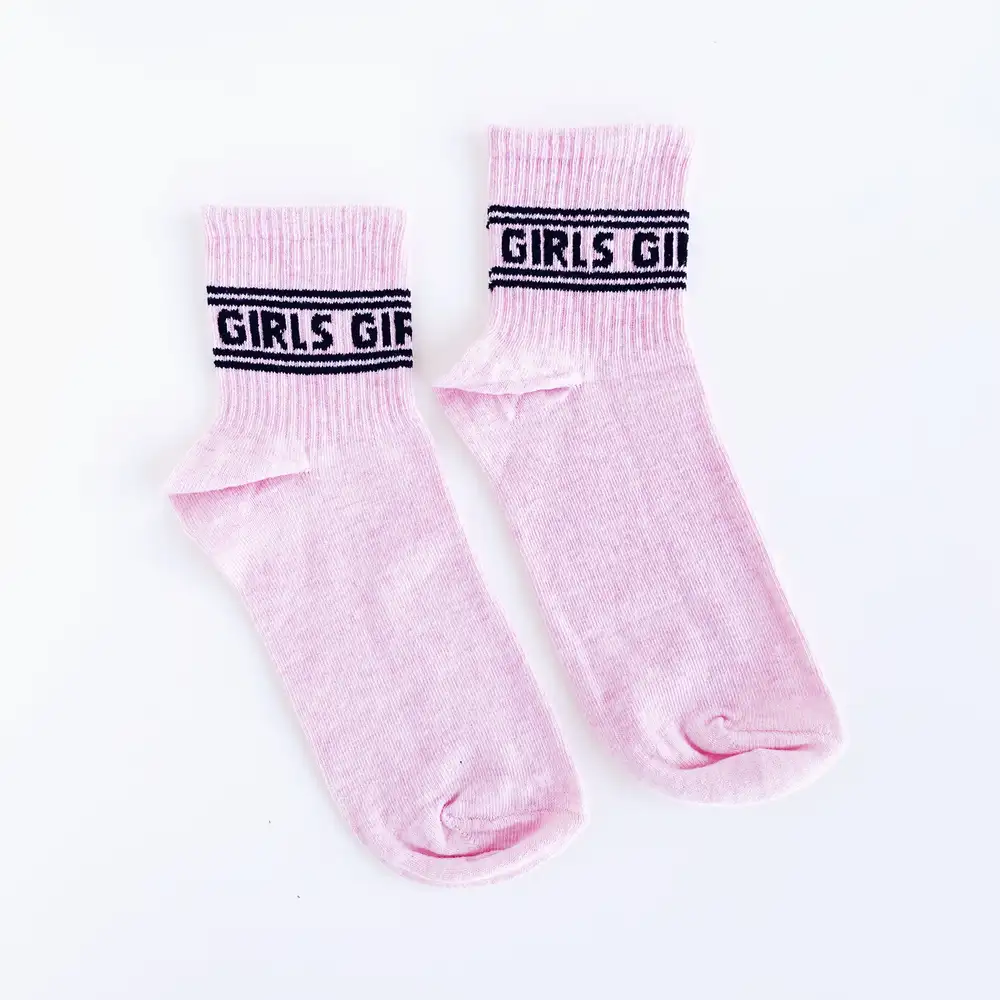 Çorap N140 - GIRLS Pembe Soket Çorap