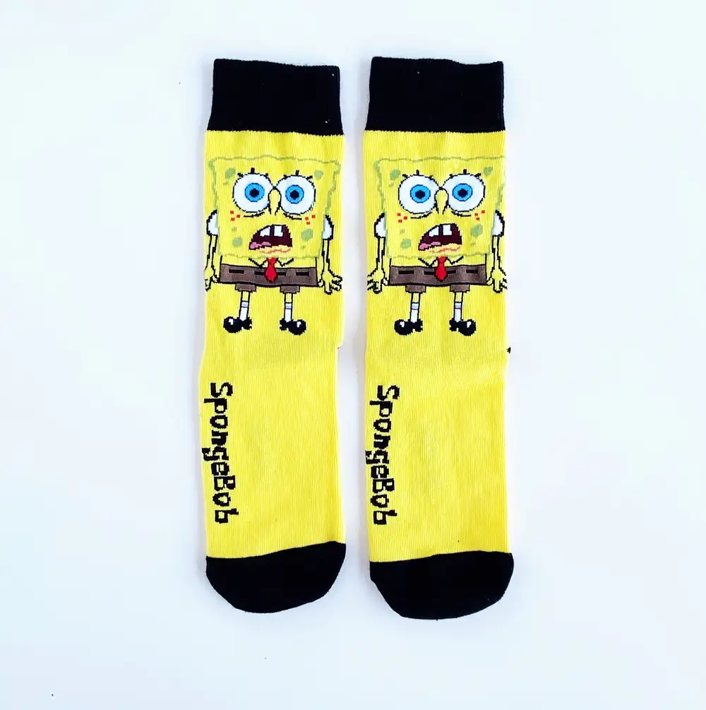 Çorap N159 - Sponge Bob Sarı Çorap