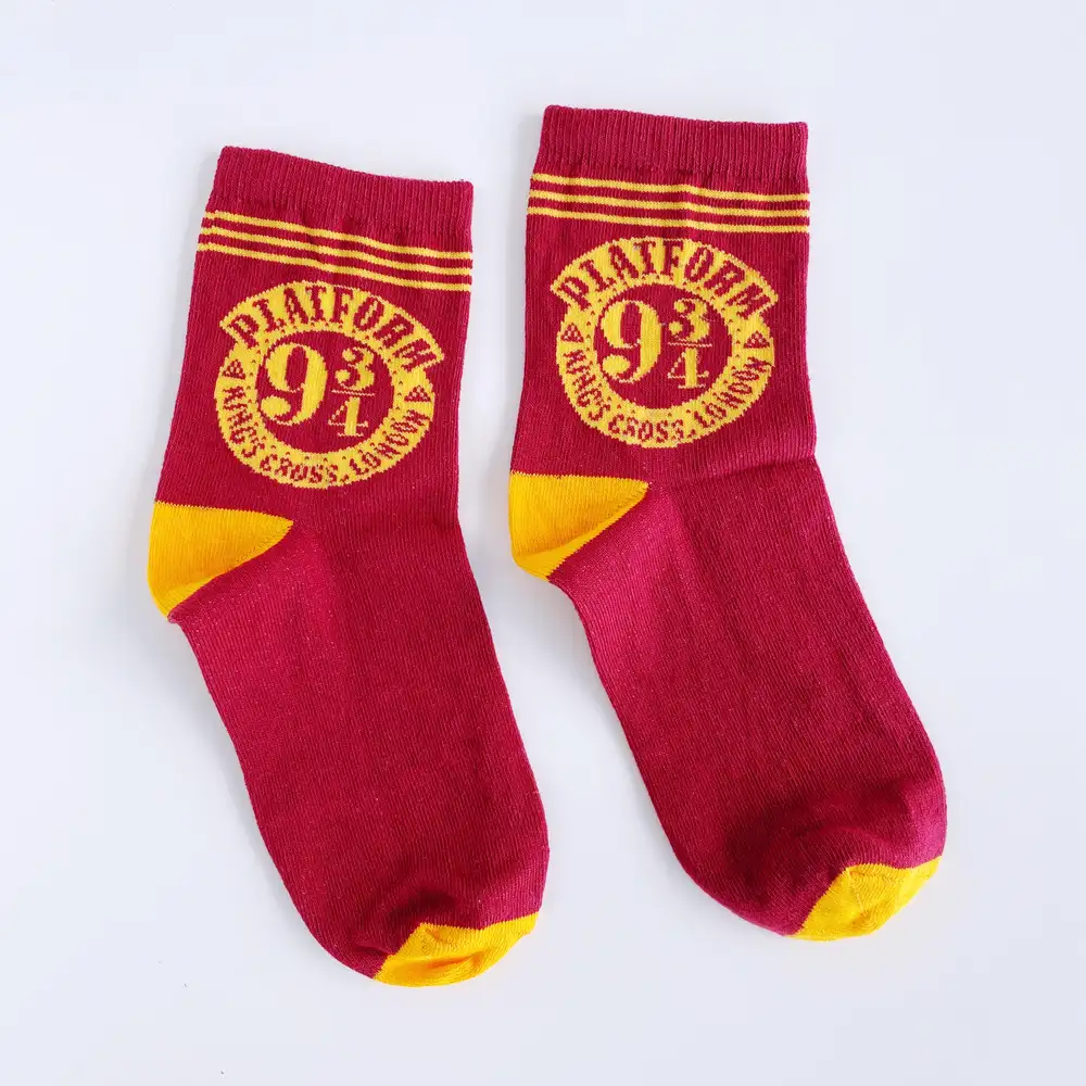 Çorap  - Harry Potter 9-3/4 Platform Kırmızı Çorap