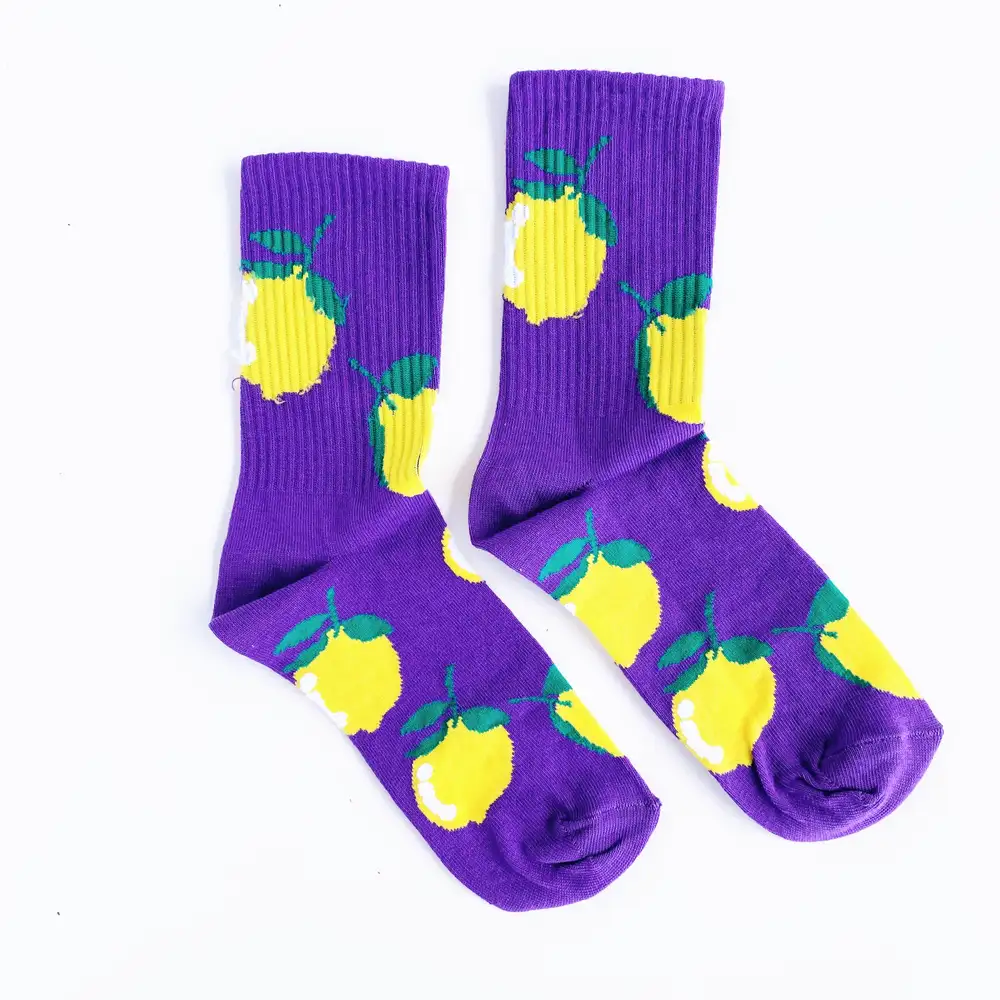 Çorap N207 - Mor Toscana Limon Çorap