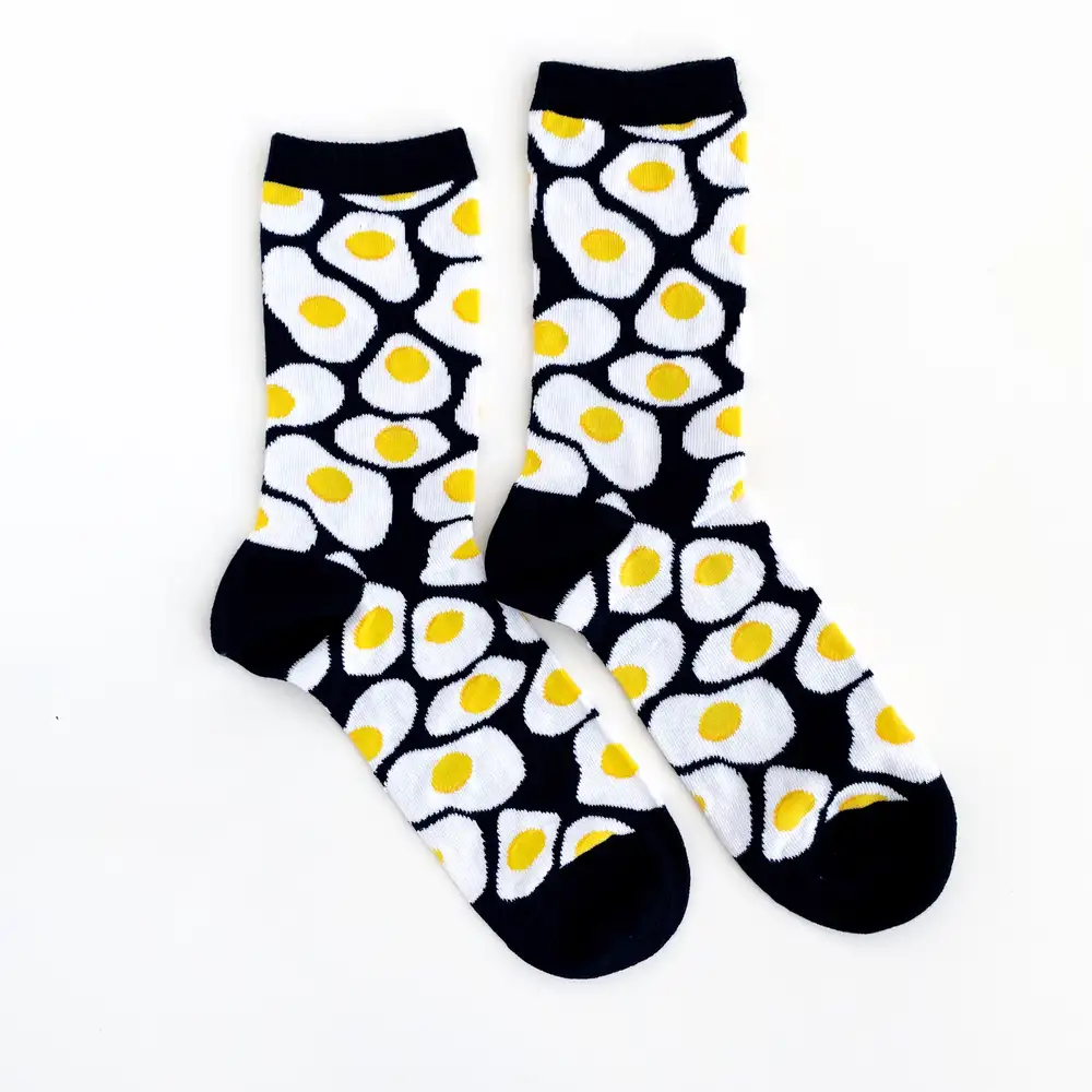 Çorap N264 - Siyah Yumurtalı Çorap