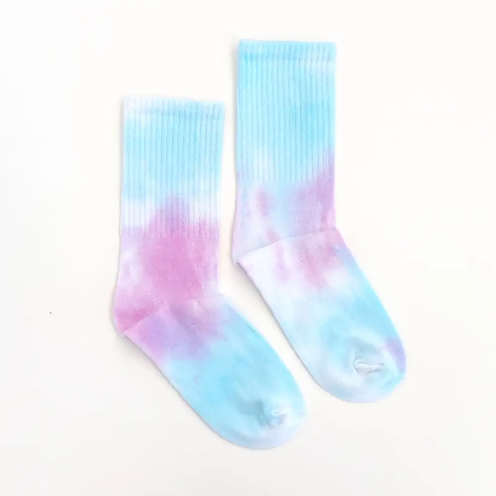 Çorap N337 - Mavi Lila Sporcu Çorap