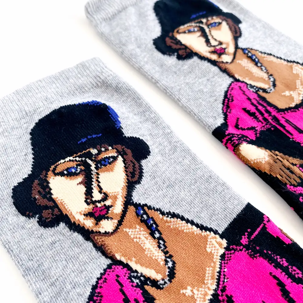 Çorap N360 -  Tablo Serisi - Pembe Modigliani  Çorap