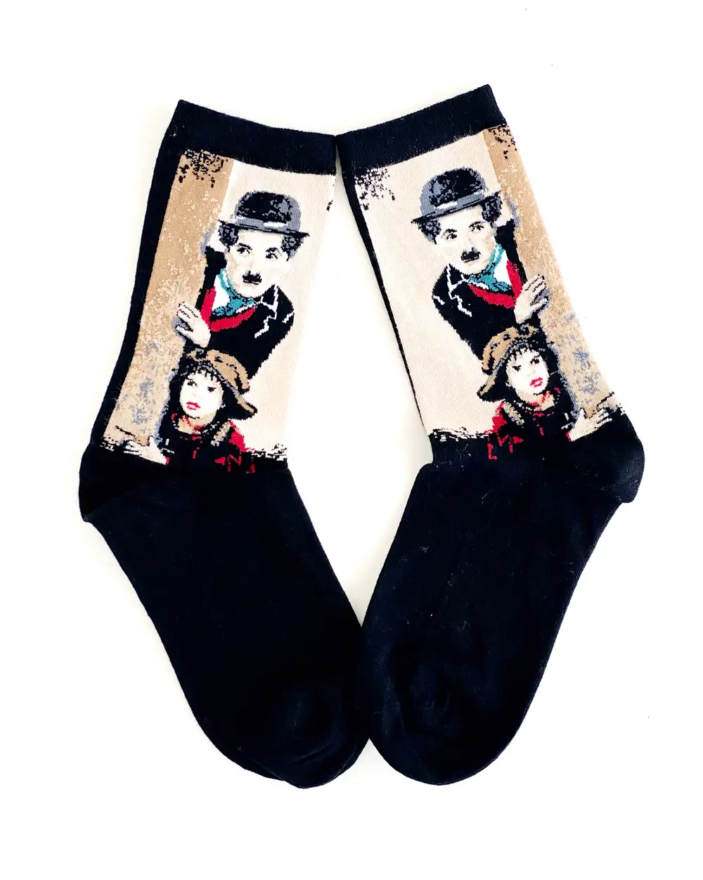 Çorap N414 - Siyah Charlie Chaplin Çorap
