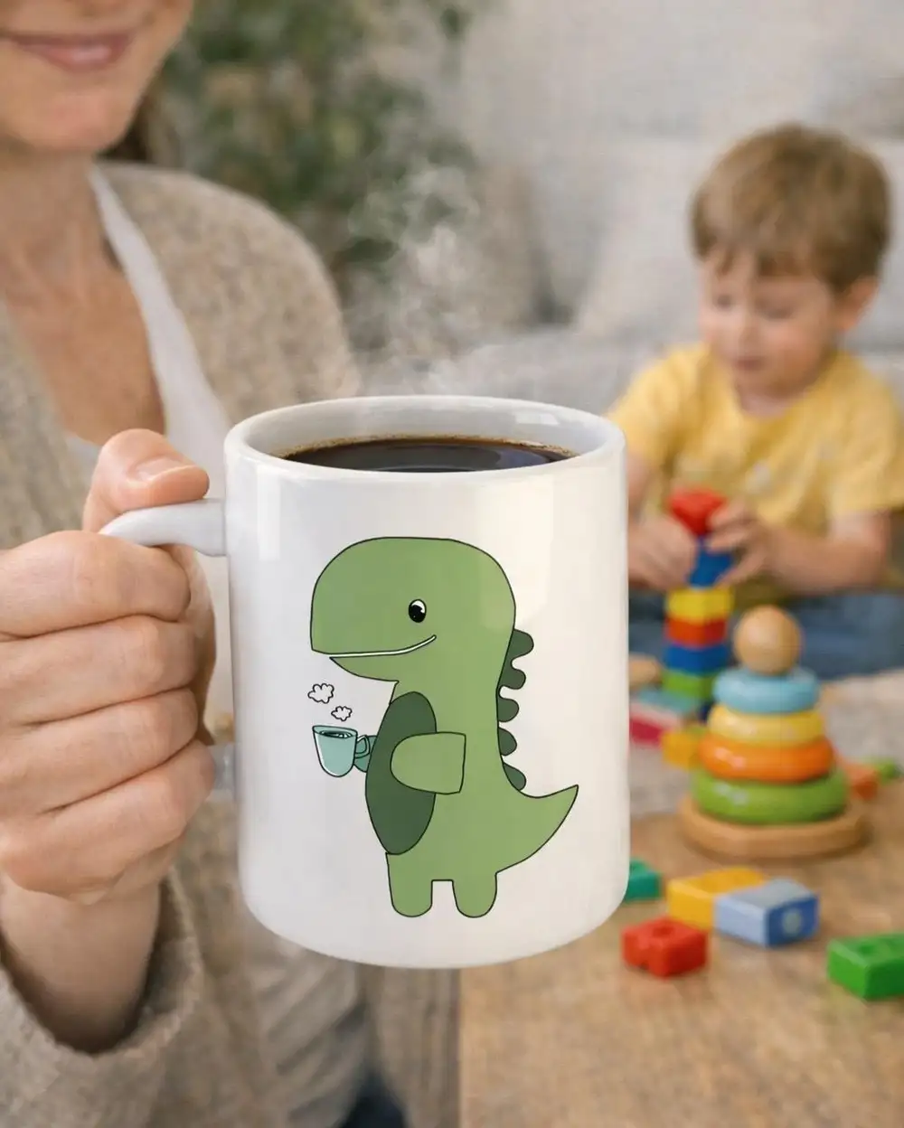 Sevimli Tea-Rex Kupa