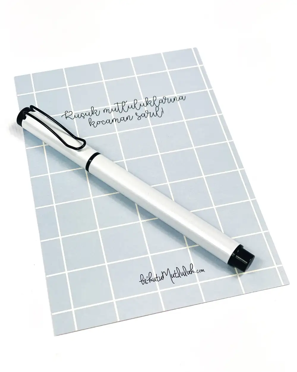 Metal Beyaz Tükenmez Kalem