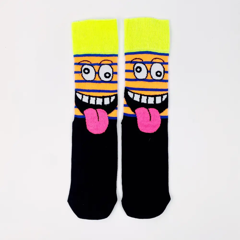 Çorap N400 - Sarı Neon Adam Çorap