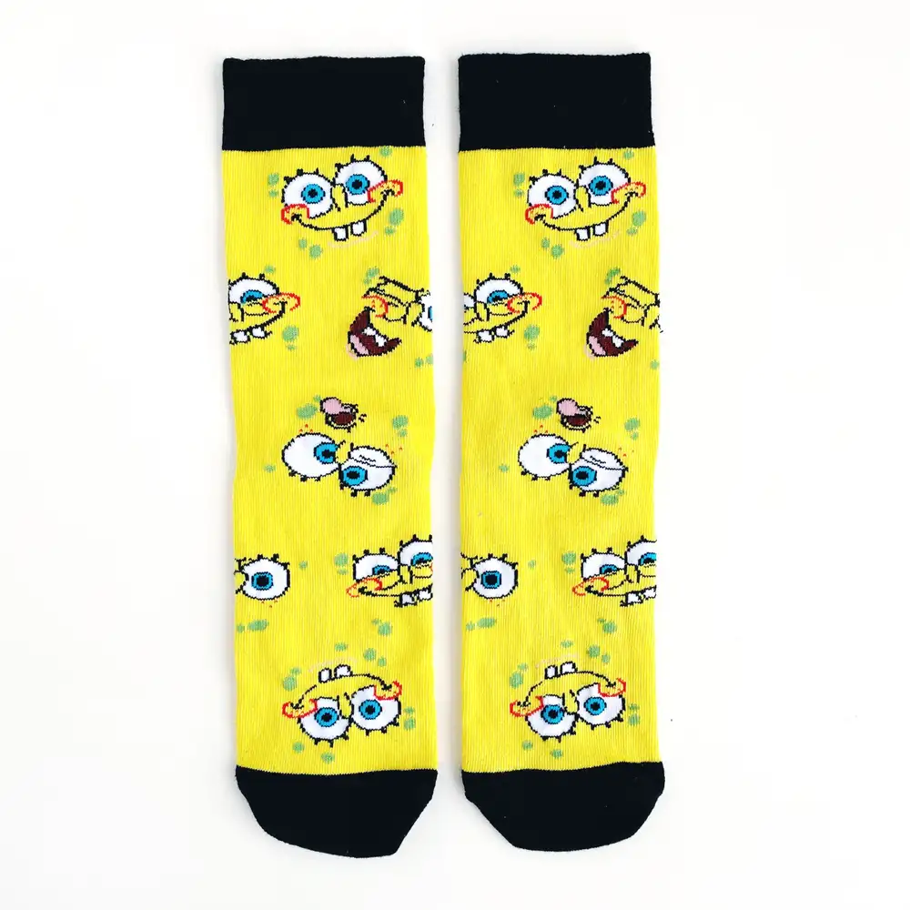 Çorap N263 - Süngerbob Yüzler