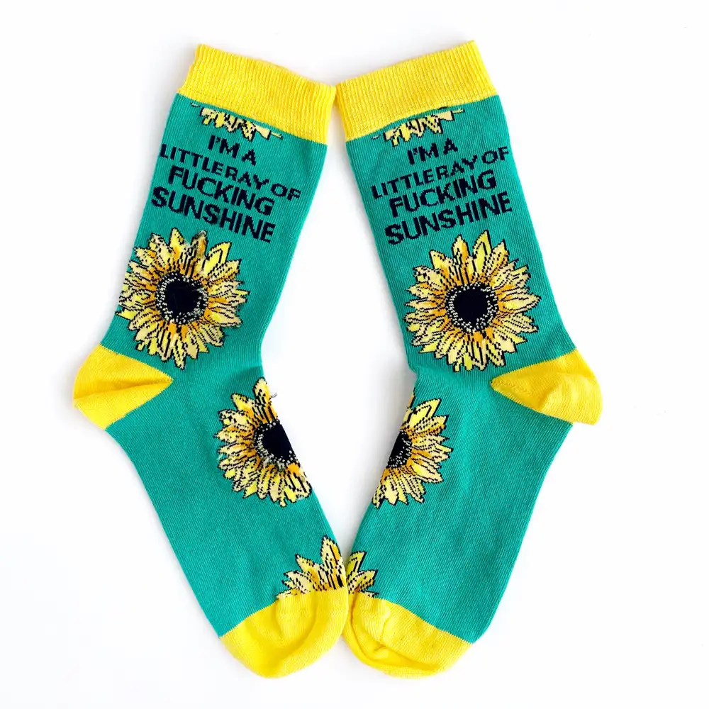 Çorap N443 - Sarı Ay Çiçeği Çorap