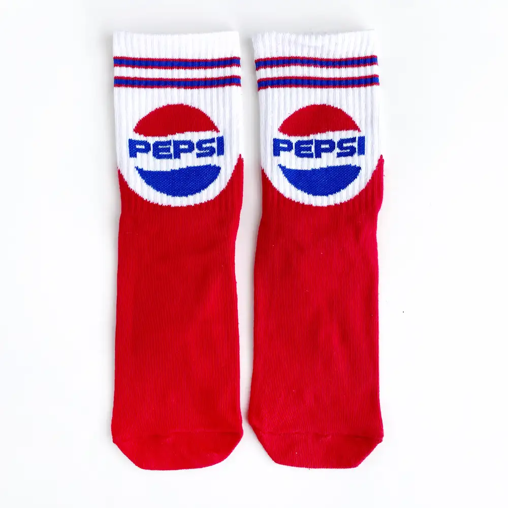 Çorap N449 - Kırmızı Pepsi Çorap
