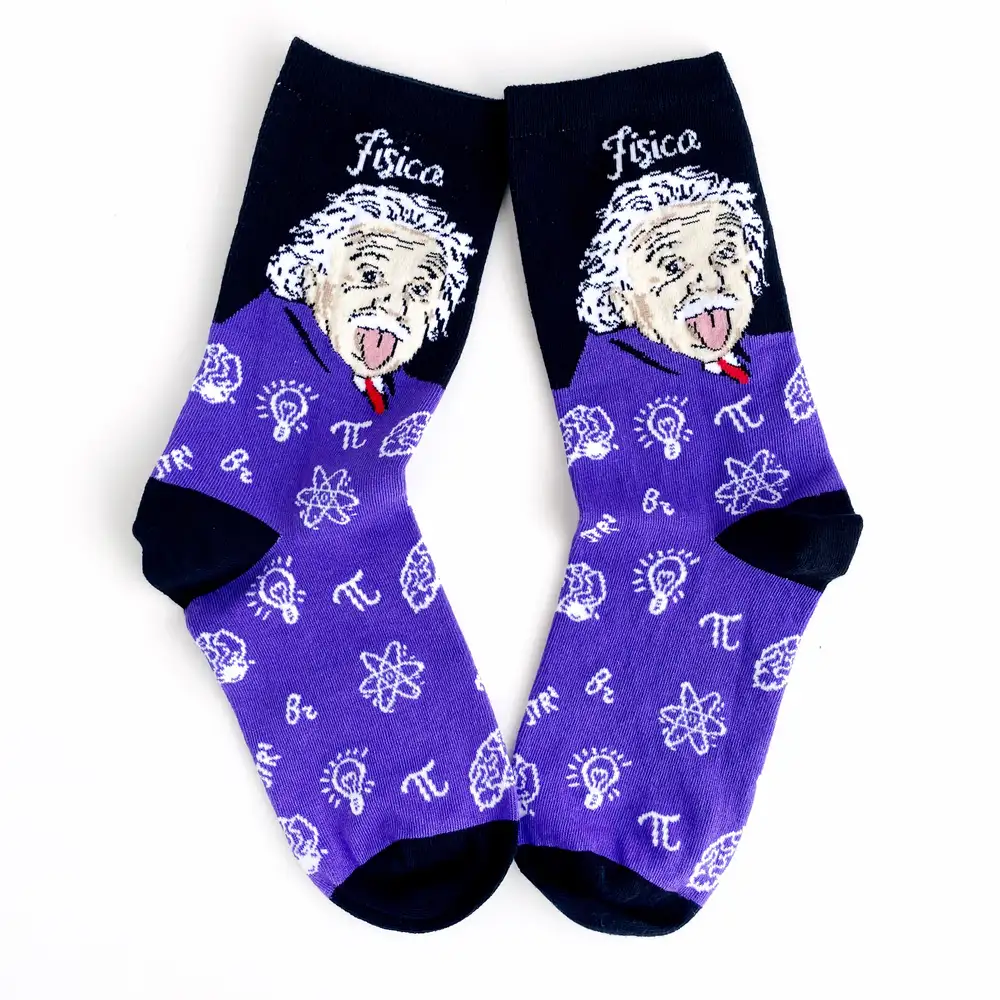 Çorap N455 - Mor Albert Einstein Çorap