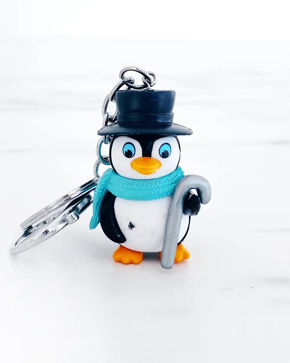 Anahtarlık Çanta Aksesuarı -Beyefendi Penguen Anahtarlık