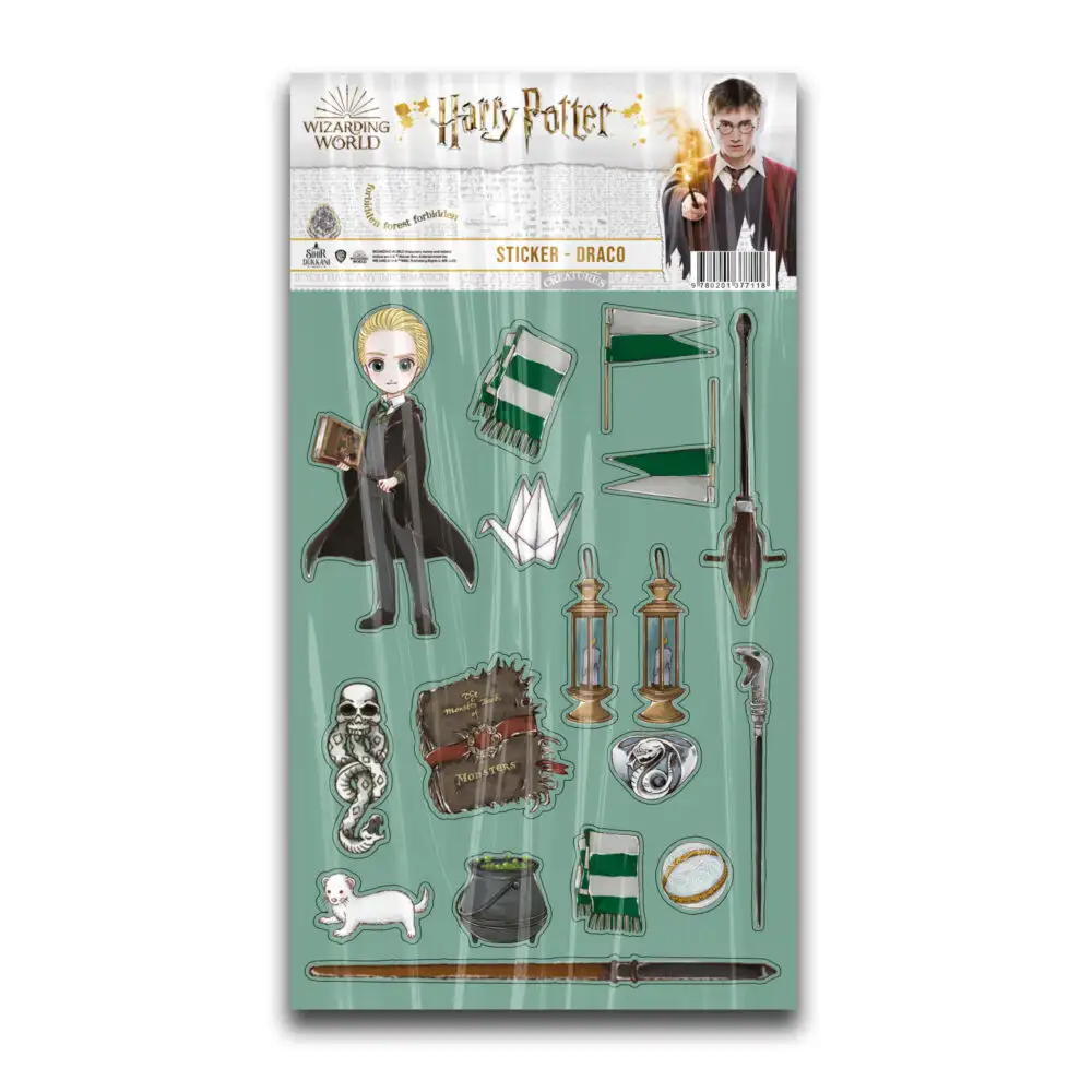 Harry Potter Wizarding World - Draco Malfoy Sticker Seti