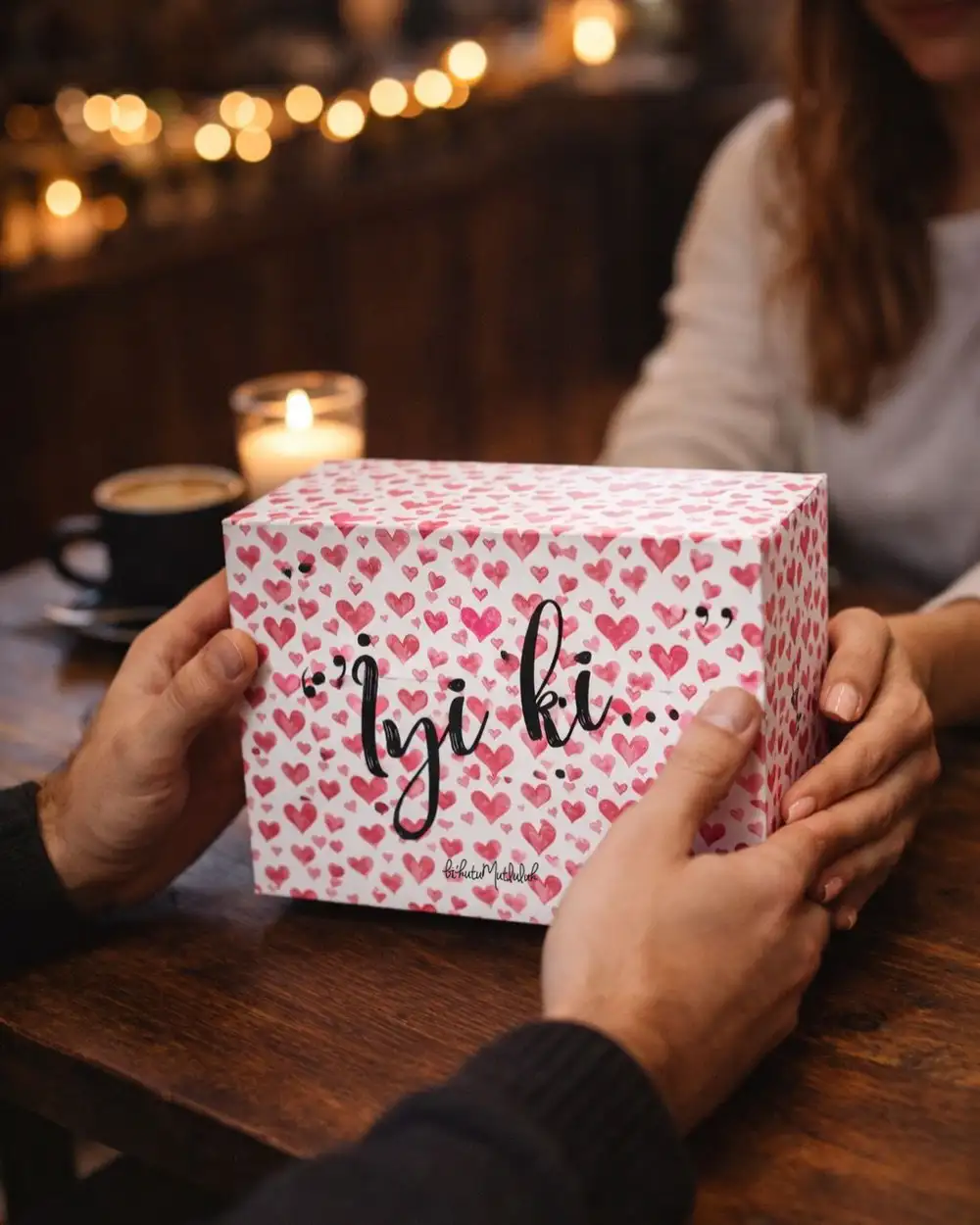 İyi Ki Varsın Hediye Kutusu (Kalpli Boş Hediyelik Kutu)