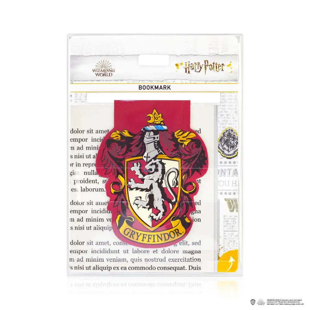 Harry Potter Wizarding World - Mıknatıslı Kitap Ayracı - Gryffindor