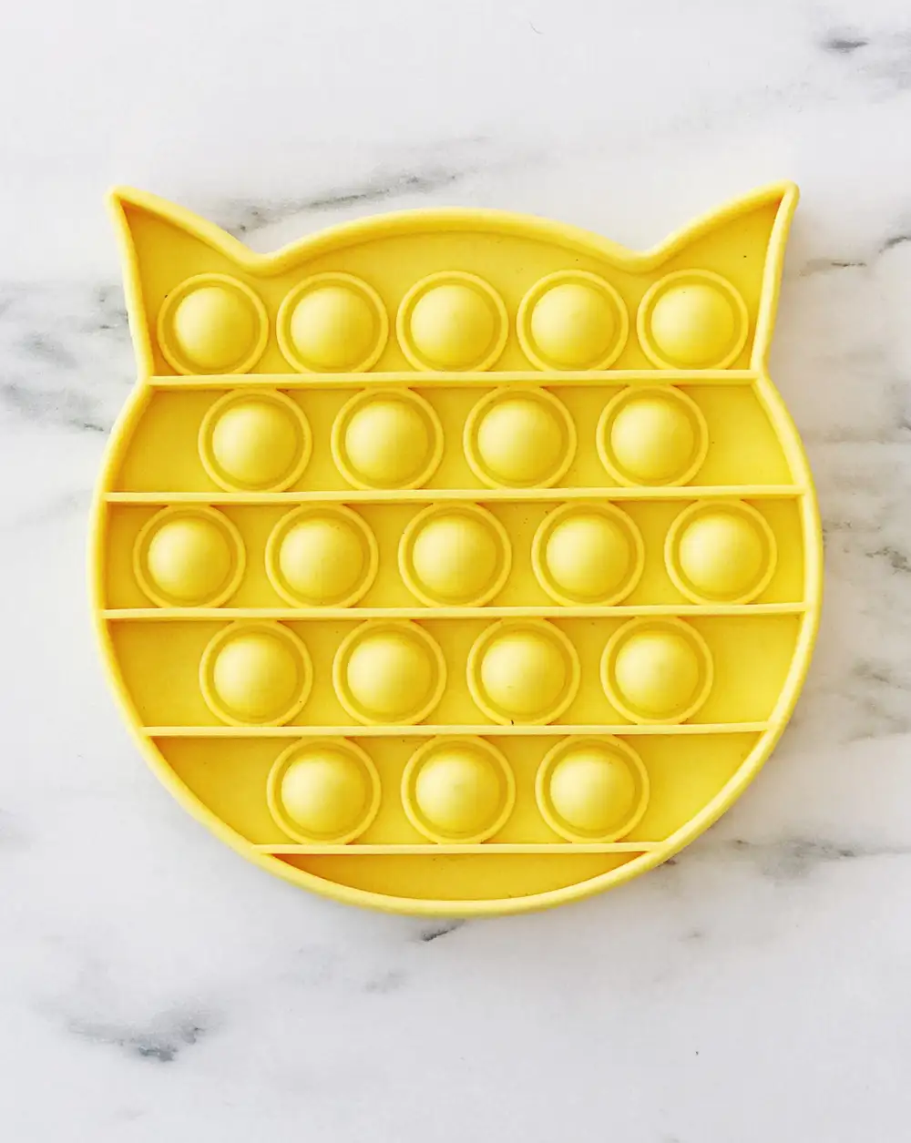 Sarı Kedi Pop it Push Bubble Stres Atıcı Rahatlatıcı Duyusal Oyuncak