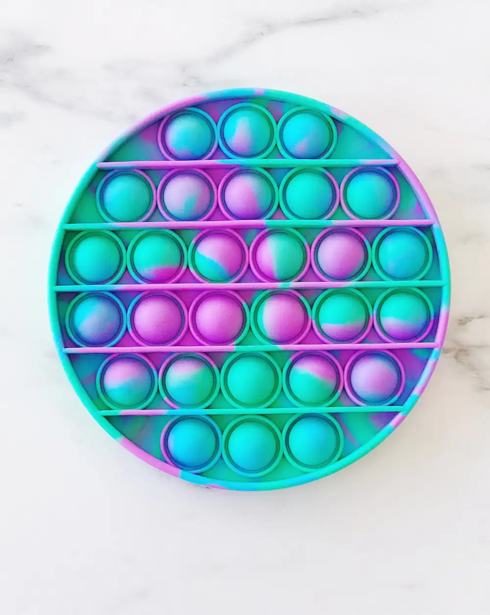 Mor Batik Pop it Push Bubble Stres Atıcı Rahatlatıcı Duyusal Oyuncak