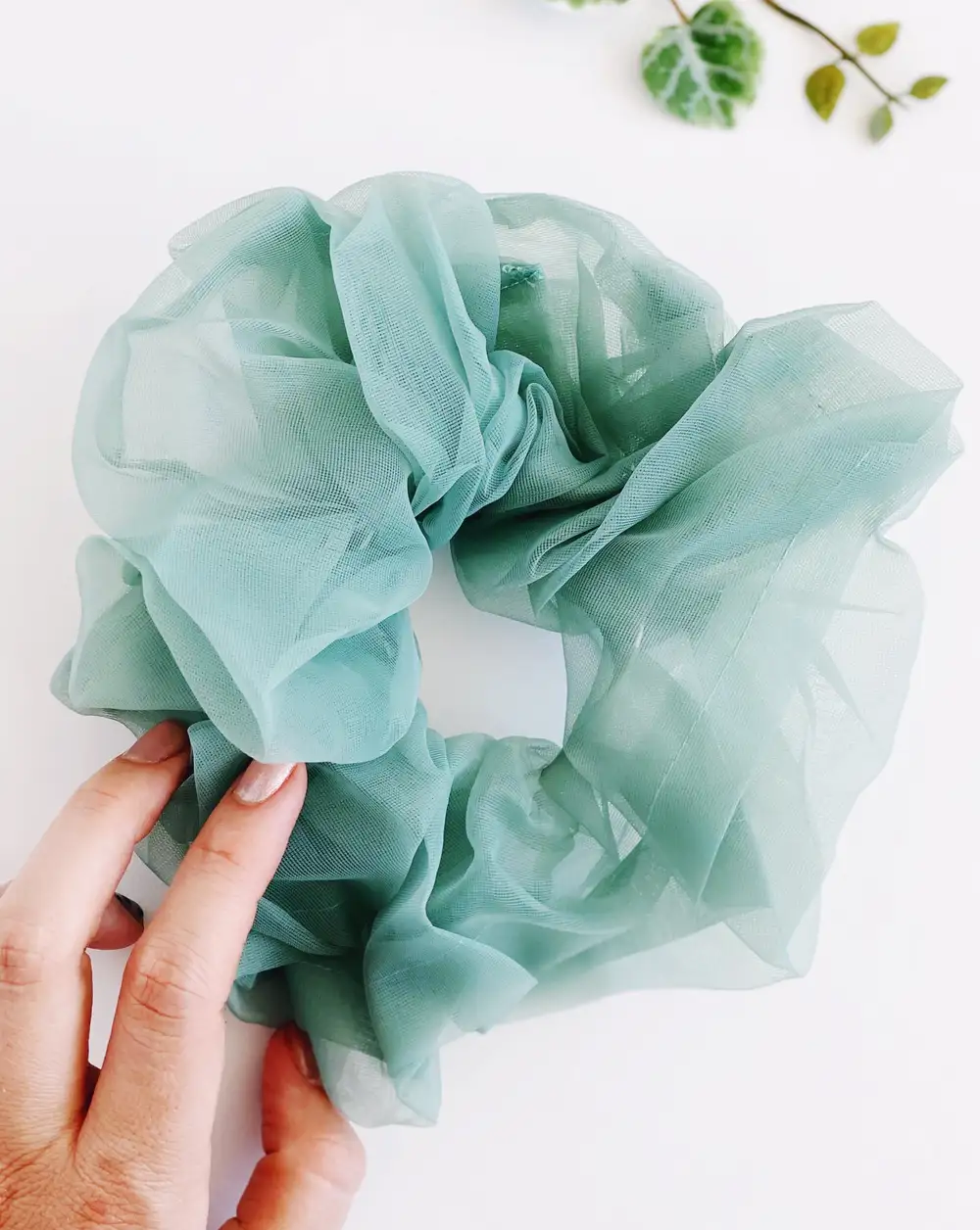 Toka- Mint Tül Lastik Organze Toka