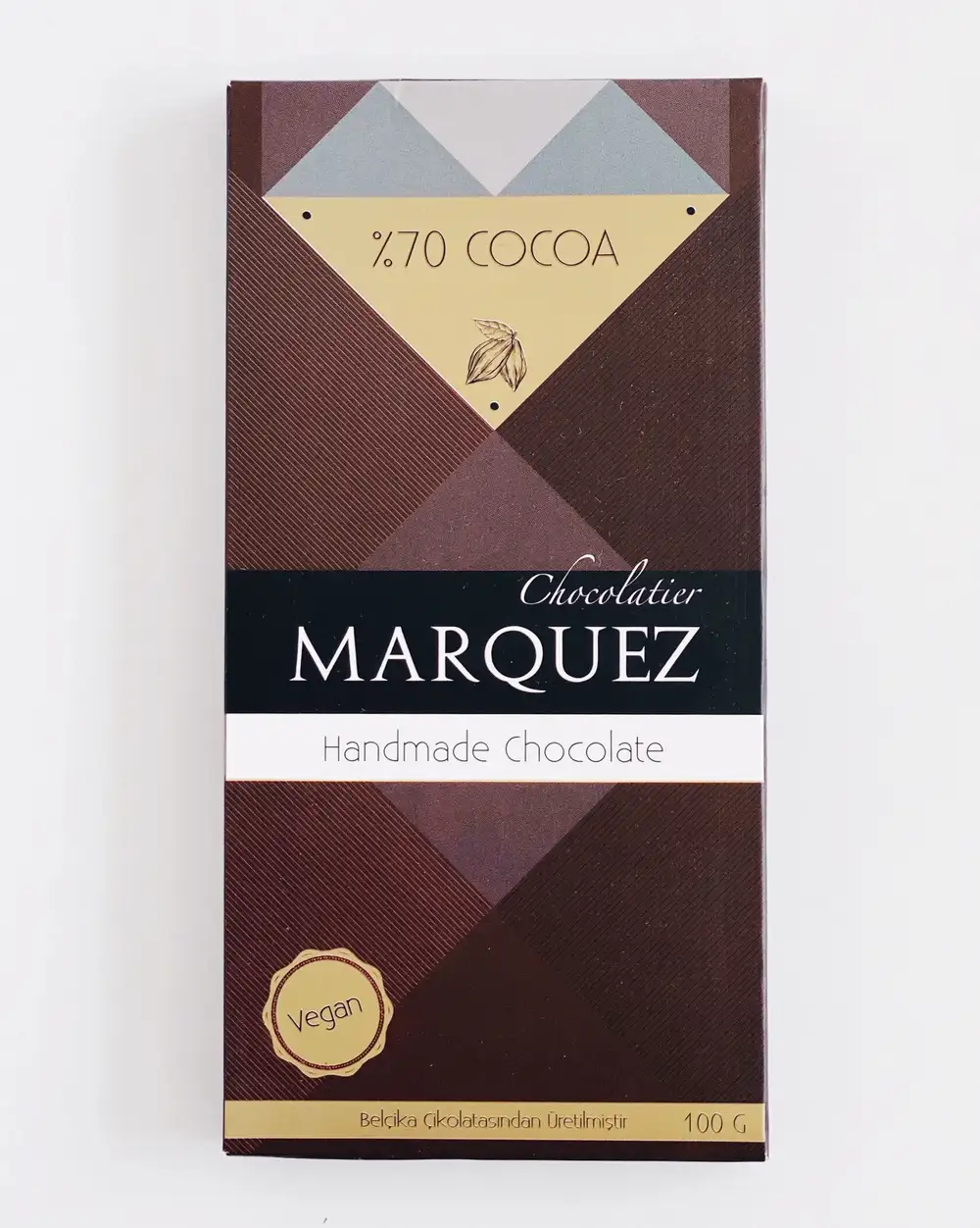 Marquez Vegan Bitter Tablet Çikolata