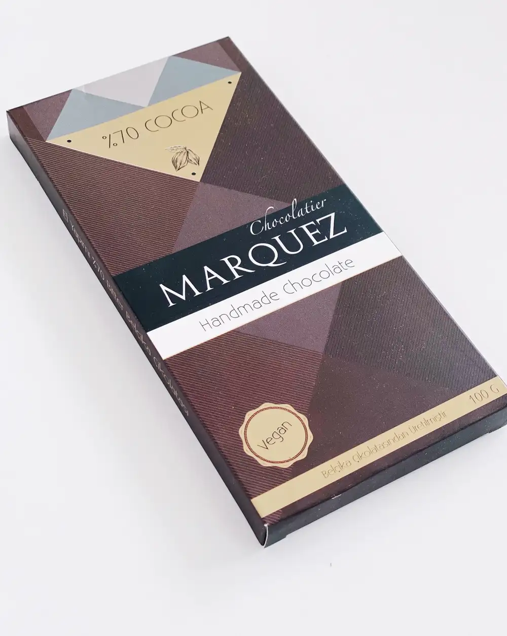 Marquez Vegan Bitter Tablet Çikolata
