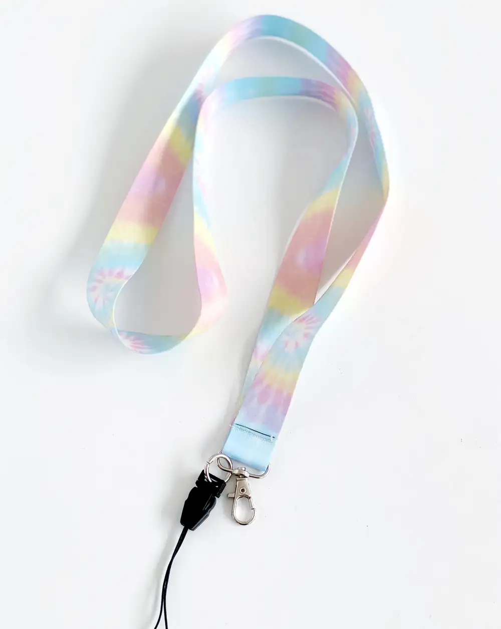 Boyun Askı İpi - Gökkuşağı Desenli Telefon Askısı