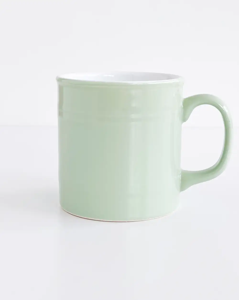 Mint Pastel Silindir Kupa