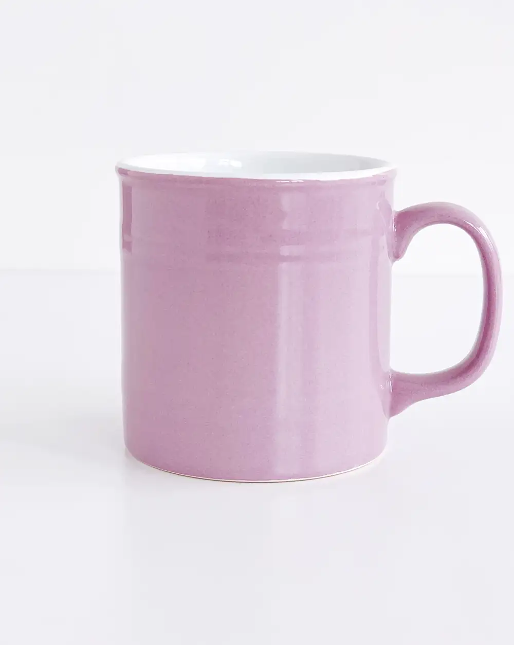 Lila Pastel Silindir Kupa