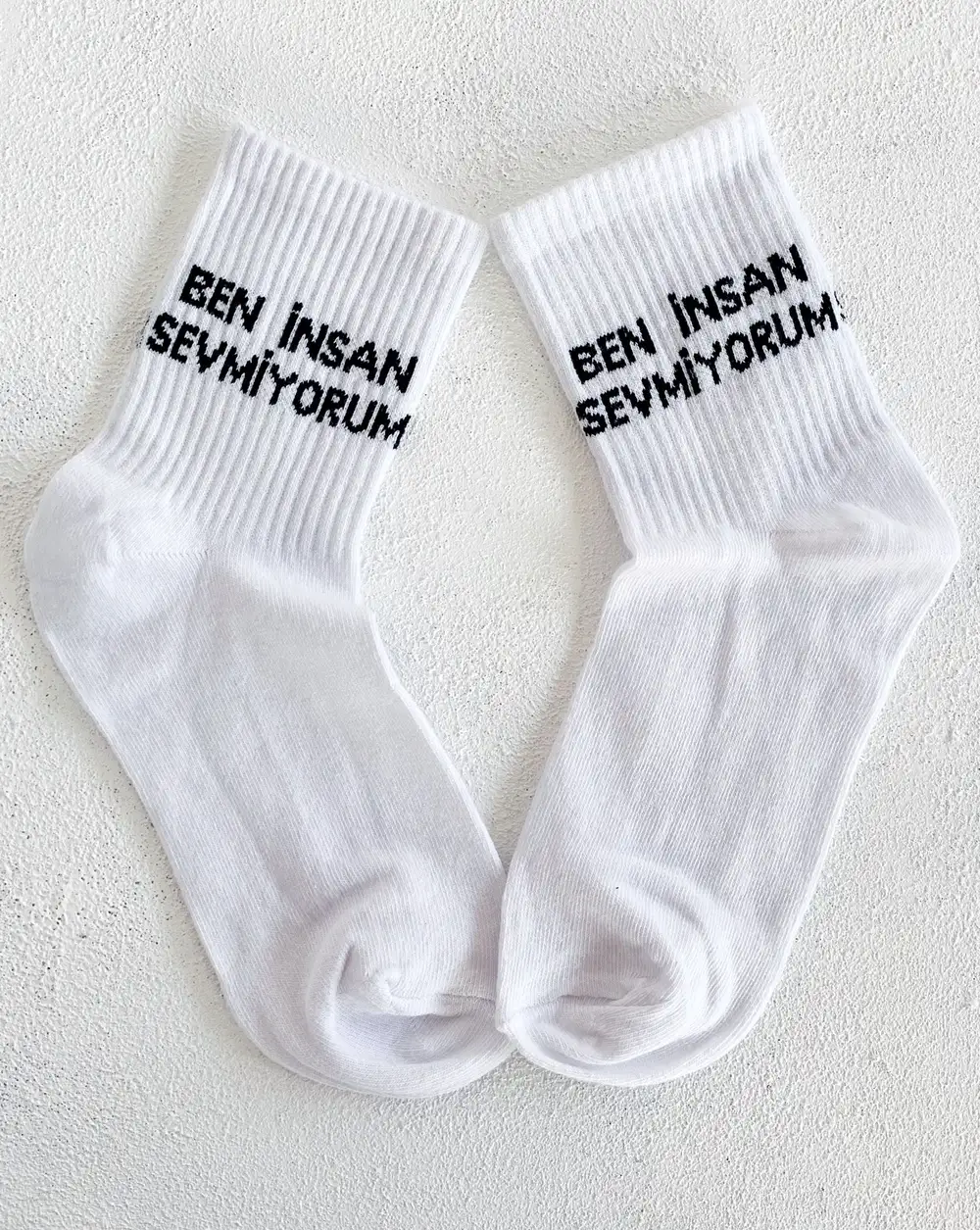 Çorap N487 - Ben İnsan Sevmiyorum Çorap