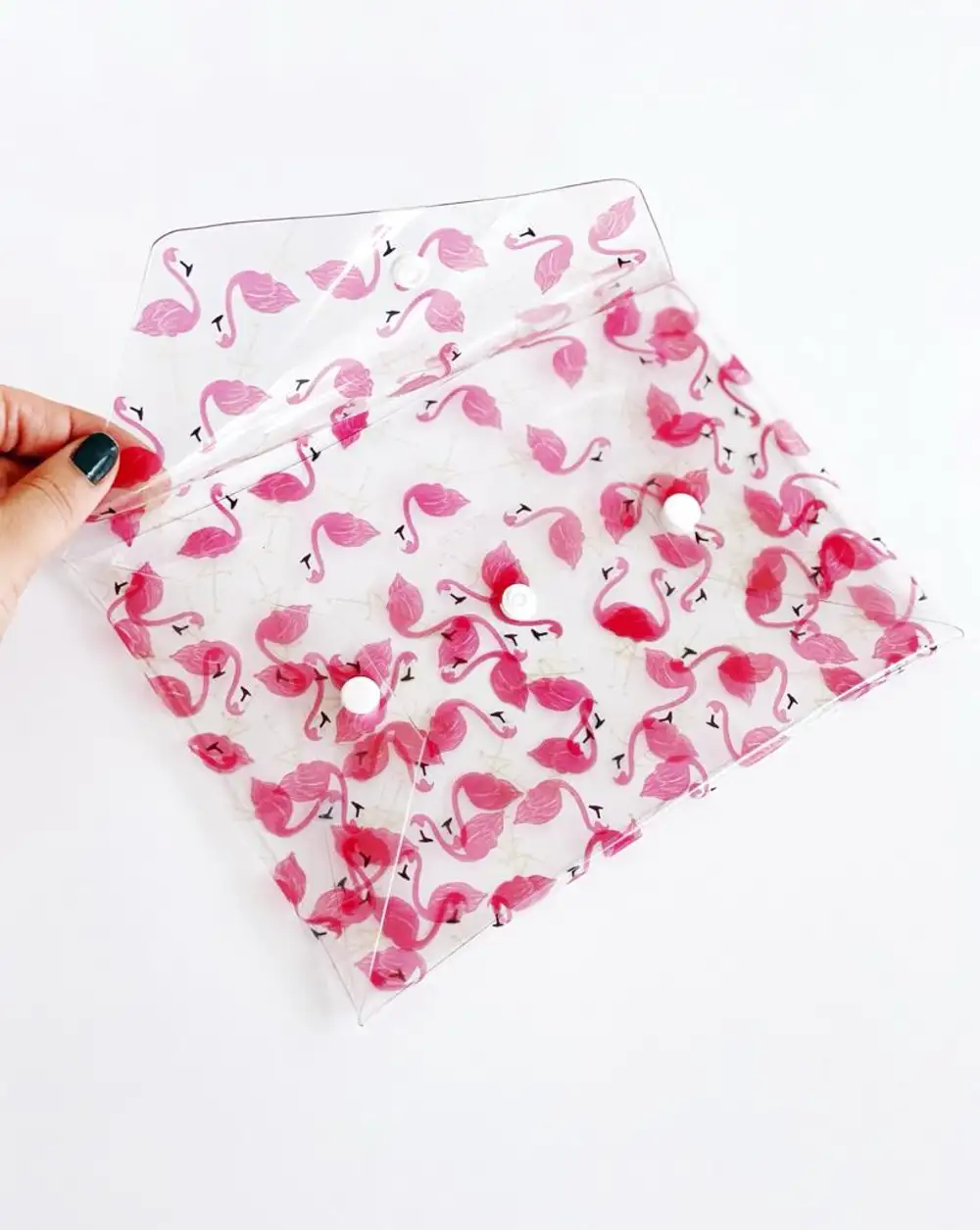 Flamingo Şeffaf Makyaj Çantası