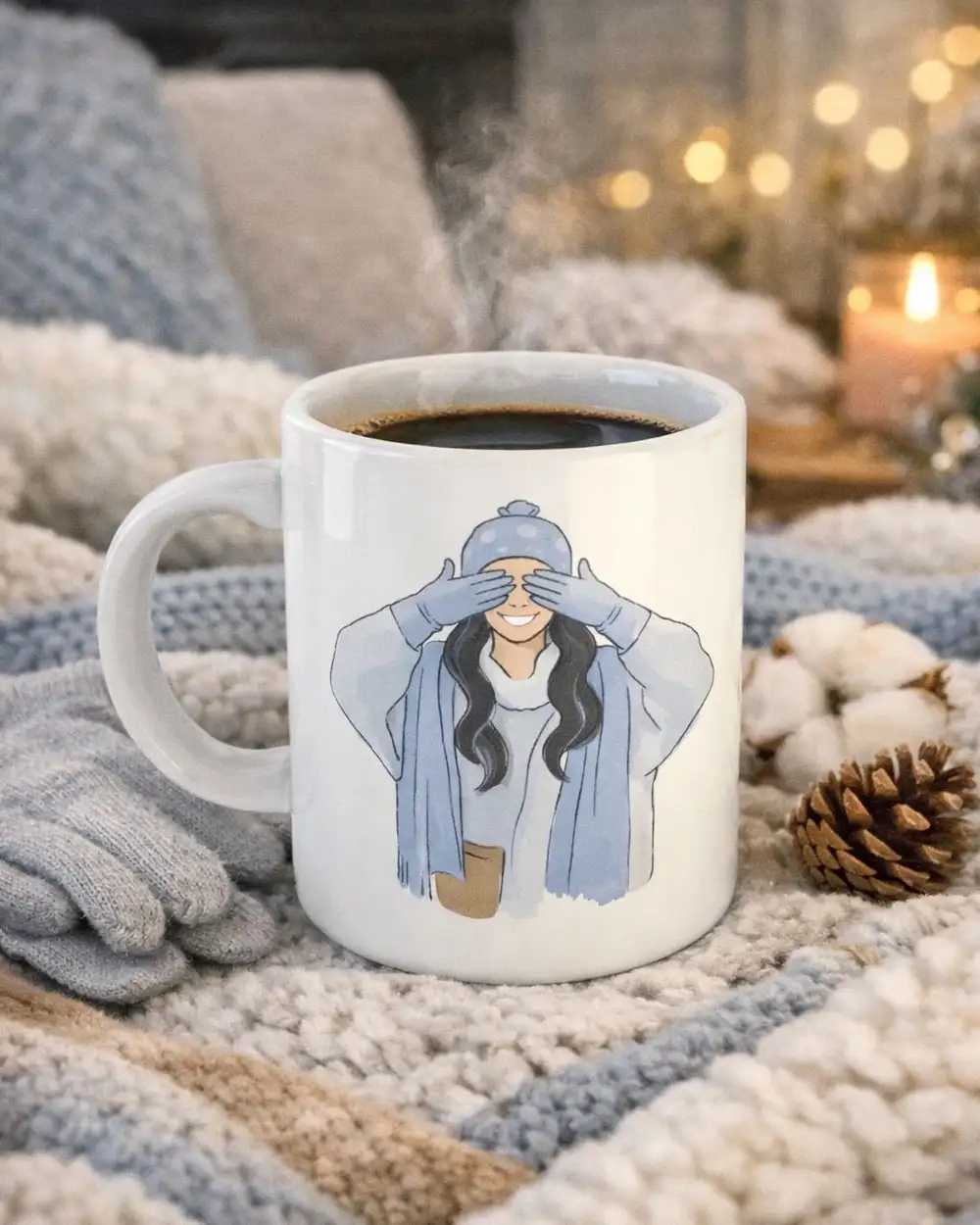 Hello Winter Bikutumutluluk Kızı Kupa