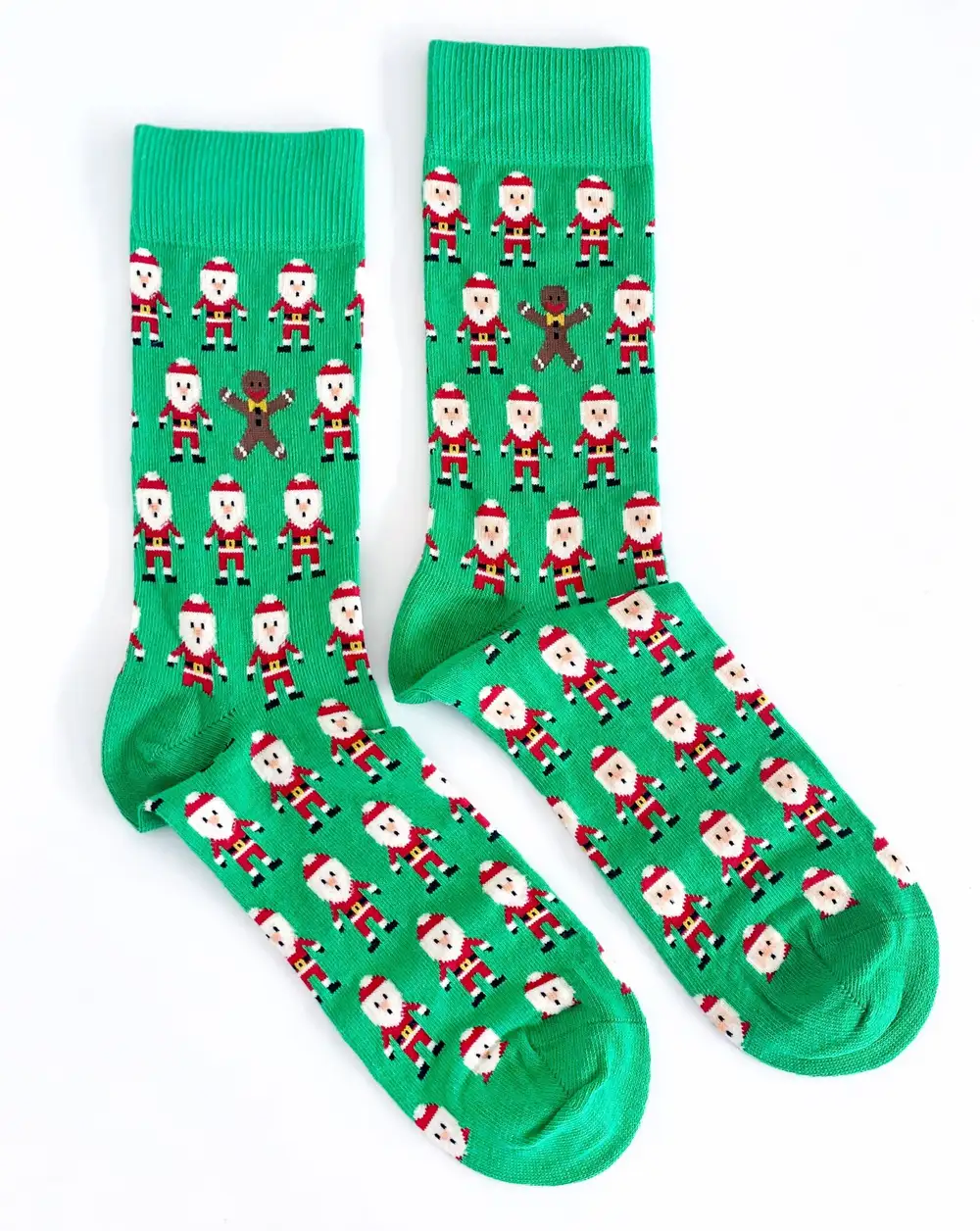 Yılbaşı Çorabı Yılbaşı Yeşil Neon Noel Baba Çorap