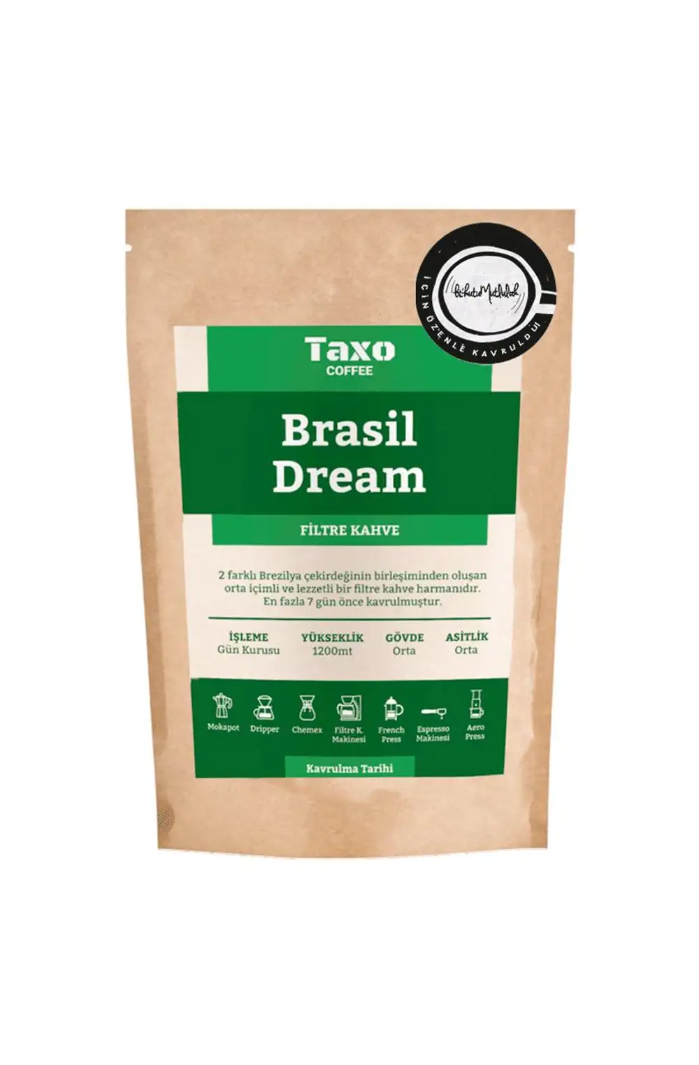 Filtre Kahve - Brasil Dream Taxo Coffee 50 gr.