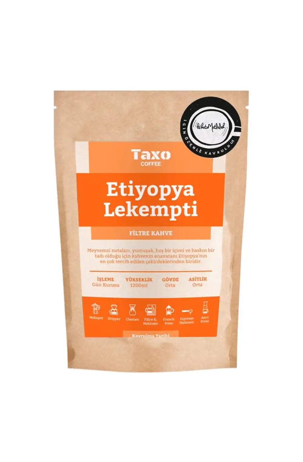 Filtre Kahve - Etiyopya Lekempti Taxo Coffee 50 gr.