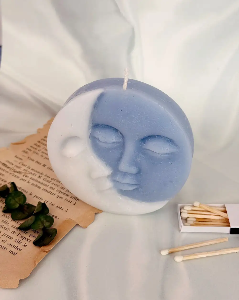 Ay Güneş Mavi Kokulu Mum