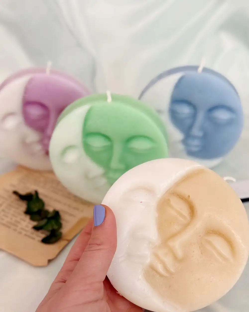 Ay Güneş Mavi Kokulu Mum