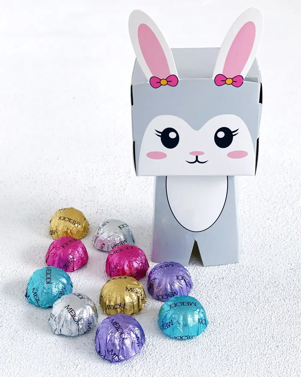 Sevimli Tavşan Melodi Mini Çikolata Kutusu