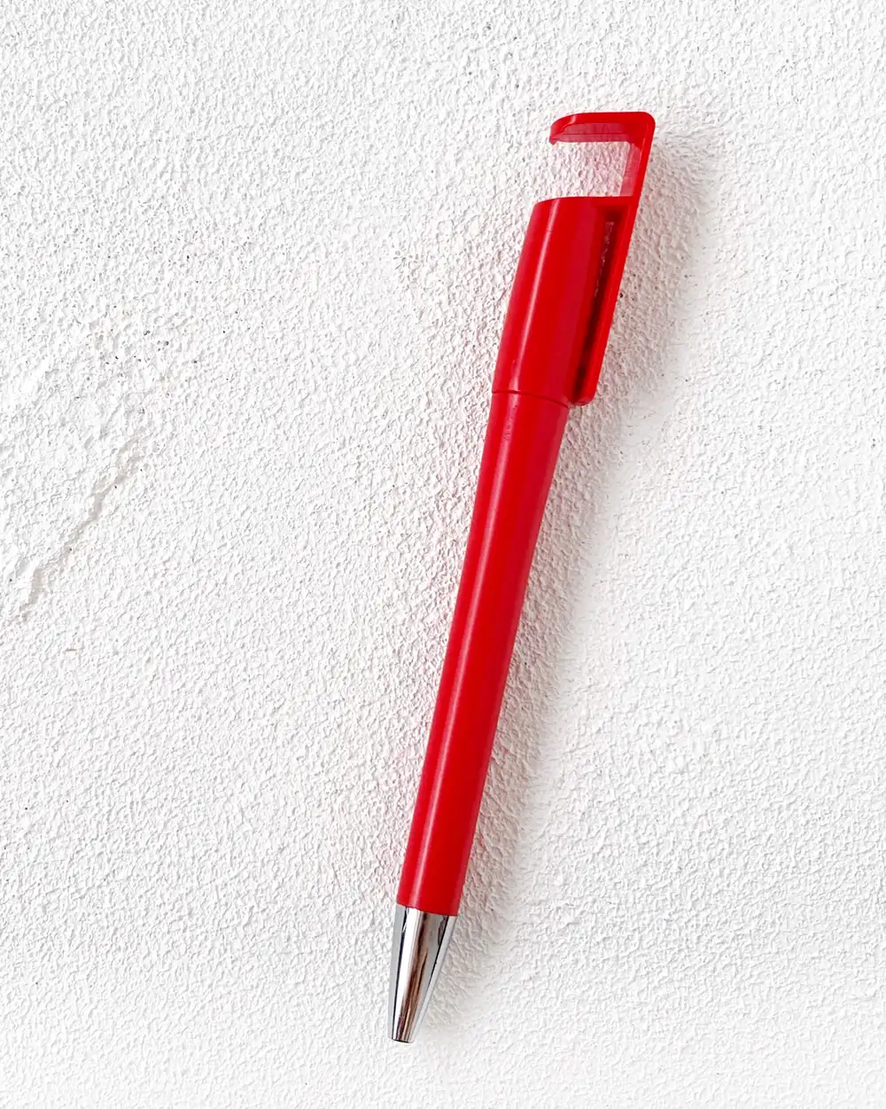 Kırmızı Tükenmez Kalem Telefon Tutacağı