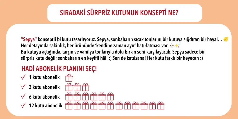 Sürpriz Hediye Kutu