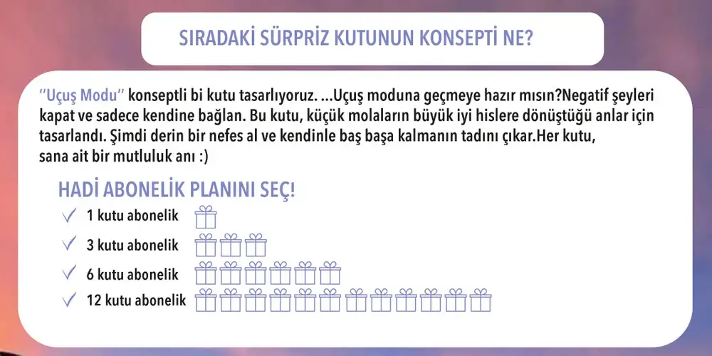 Sürpriz Hediye Kutu