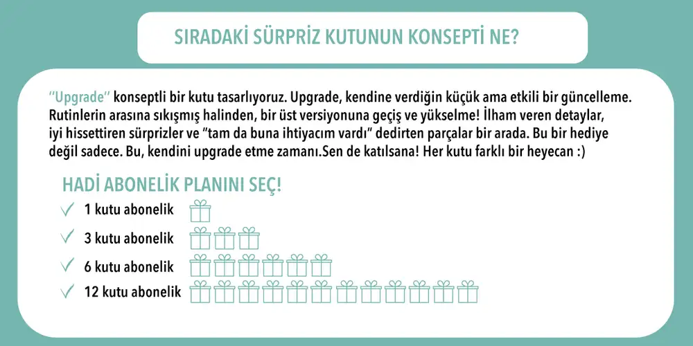 Sürpriz Hediye Kutu